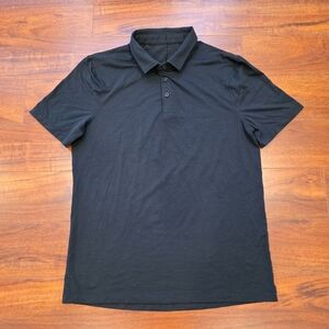 Lululemon Men's Short Sleeve Polo Shirt Size S? Black